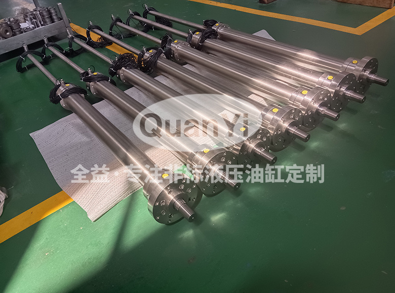 常州全益機械制造有限公司-不銹鋼雙出桿液壓油缸|水閘閥門專用|帶接近開關|耐腐蝕-帶接近開關