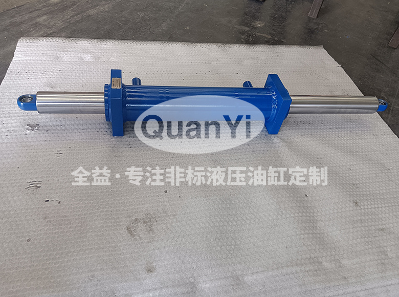 常州全益機械制造有限公司-防爆轉(zhuǎn)向油缸90/63-85+85|雙出桿設(shè)計90/63-85+85